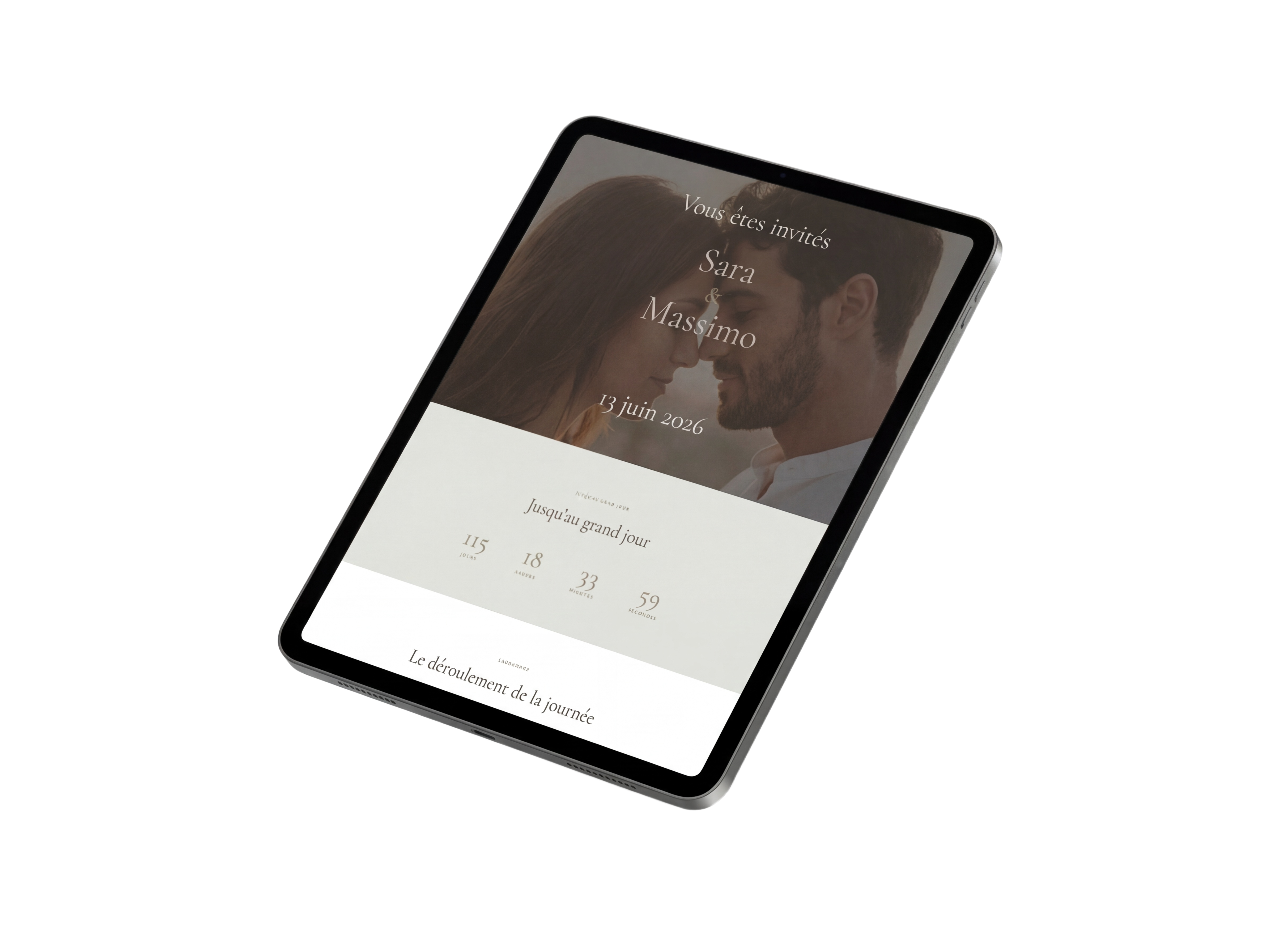 Aperçu faire-part électronique